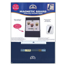 Magnetic Board Small, Metal, White, 31.5 x 0.6 x 39.2 cm