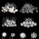 40 Pcs Pearl Hair Pins, Bridesmaid Hair Accessories, Bridal Hair Accessories, Wedding Hair Accessories, Crystal Pearl Flower Hair Barrettes Hair Clips 1