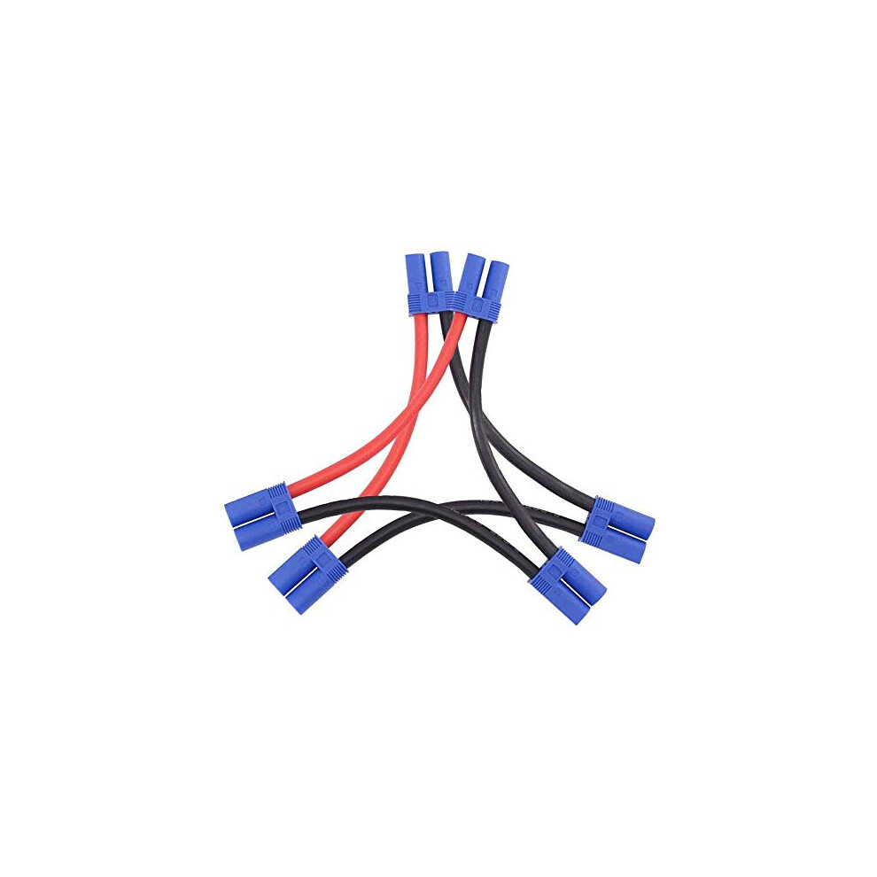 Photos - Other Electrical Equipment 2pcs EC5 Series Connector with 12awg 10cm Wire/Series Battery Adapter for RC Lipo Battery Losi/E-Flite Helicopter Quadcopter