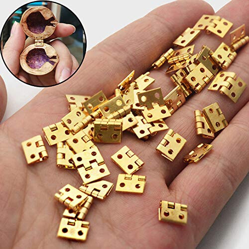 50 Pieces Mini Hinge Hinge Small Hinge Vintage Hinge Door Hinge Folding Butt Hinges 2