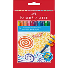 120003 Twistable Wax Crayons (Pack of 12)
