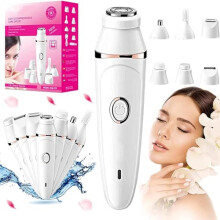Pluxy Epil Pro 3.0 7-in-1 Face Epilator for Women - Fast, Long-Lasting Hair Removal from the Root, 17mm Disc