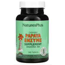 NaturesPlus, Complément Enzymatique de Papaye à Croquer, 360 Comprimés