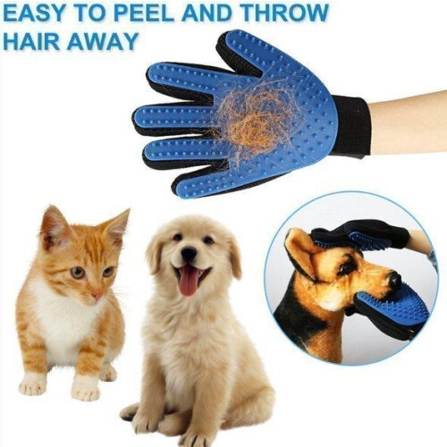 True Touch - Brush Glove - Dog - Cat Right Hand - Pink 2