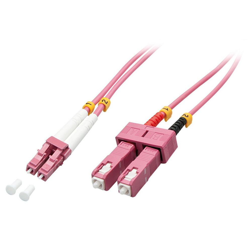 Lindy Fibre Optic Cable, Lc/Sc Om4,