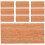 10pcs Cedar Sheets Cigars Cedar Pieces Spanish Cedar Sheets Cigar Humidor Accessories 2