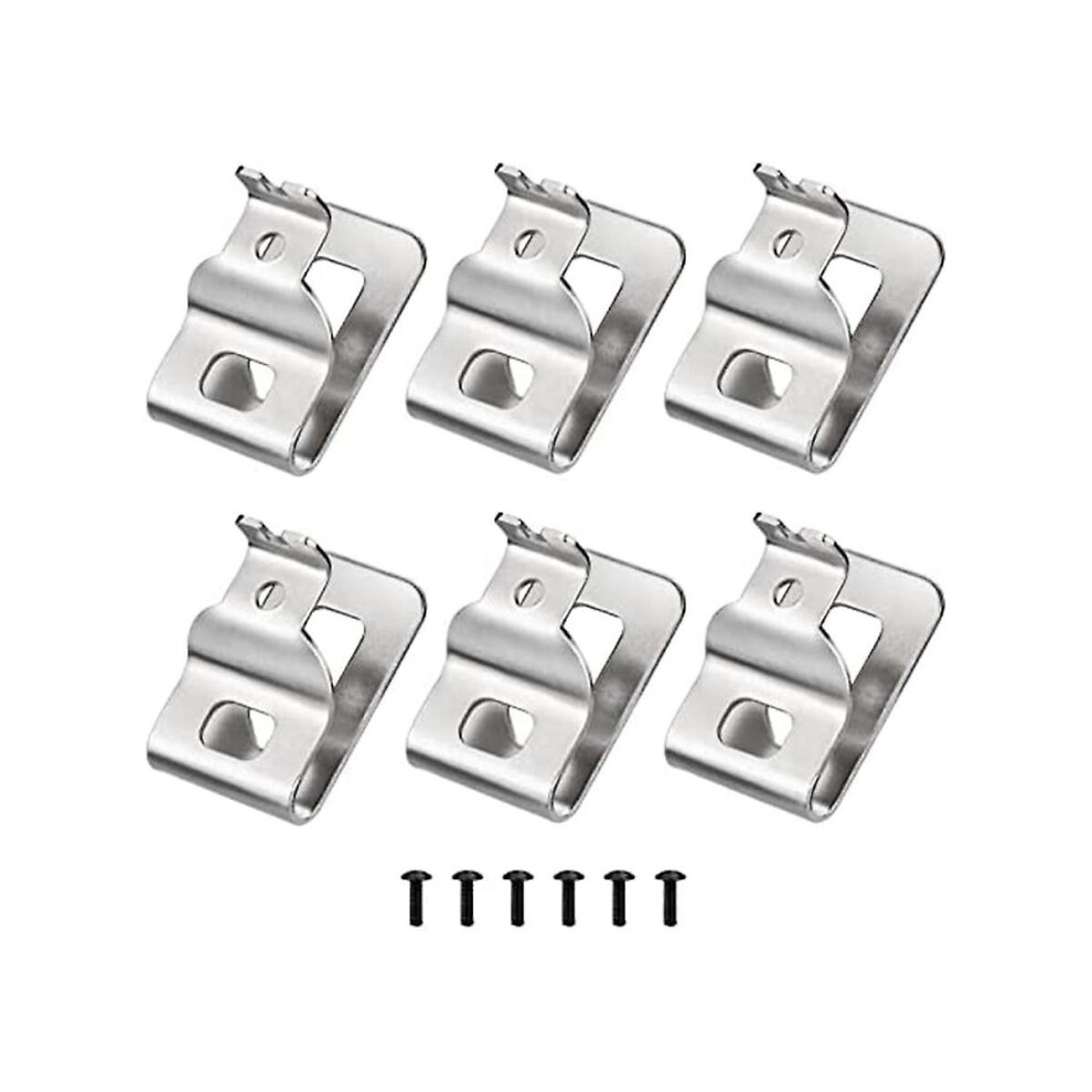 Belt Clip, 12Pcs Stainless Steel Drill Tool Clips Hook Kit With Screws For N268241 Fit For 20V Powe 4814698506890