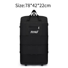 (78cm/30.71in) Wheel Extra Large Lightweight Luggage Trolley Suitcase Travel Bag Collapsible