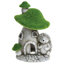 Grassy Hedgehog Toadstool House Large