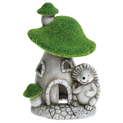 Grassy Hedgehog Toadstool House Large