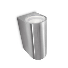 myGarden Nightingale Wall Lantern [INOX] Requires 2 x 35 W GU10 Bulbs