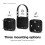 Multi Mount Compatible with Apple TV 4K 3rd Generation (2022) - 3 Mounting Options : Magnet, Screw, Strap, Easy Installation, Prevents overheating 5