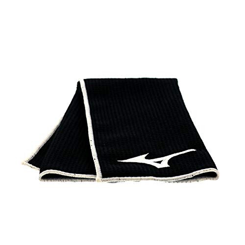 Mizuno Microfiber Cart Towel, Black Large 2