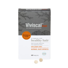 Hair Supplement For Men, Pack of 60 Tablets, Natural Ingredients with Rich Marine Protein Complex AminoMar C, Zinc & Flax Seed, Contributes to Healthy