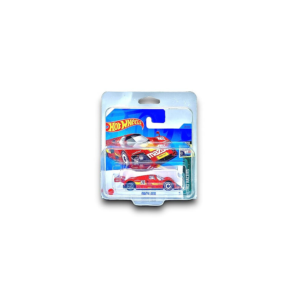 Mazda 787B (Red & Yellow) 4/10 Retro Racers - 2023-28/250 (Short Card) - COMES IN A KLAS CAR KEEPER PROTECTIVE COLLECTORS CASE - HKJ79