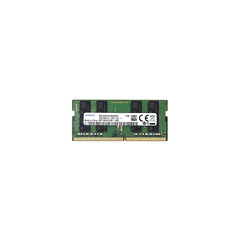 M471A2K43CB1-CRC 16GB DDR4 PC4-19200 2400MHz Non-ECC CL17 1.2V SODIMM - (Components > Memory) +}