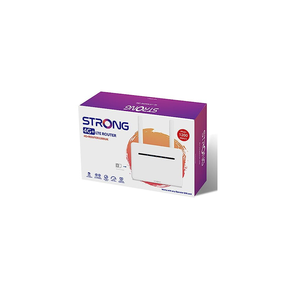 4G+ Lte Cat6 Wi-Fi Router, Ac1200 Dual-Band Wi-Fi, Zero Configuration, 4X Gigabit Ports, Detachable External Antennas, Sim Card Adapters Included 9120072374920