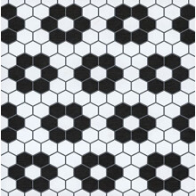 FP3931 Biscotto Floor Tiles, Black, 12" L x 12" W x 0.6" T
