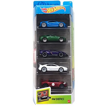 Hot Wheels 5-Car Die-Cast Pack (Styles Vary) 1:64 Scale, Model 1806