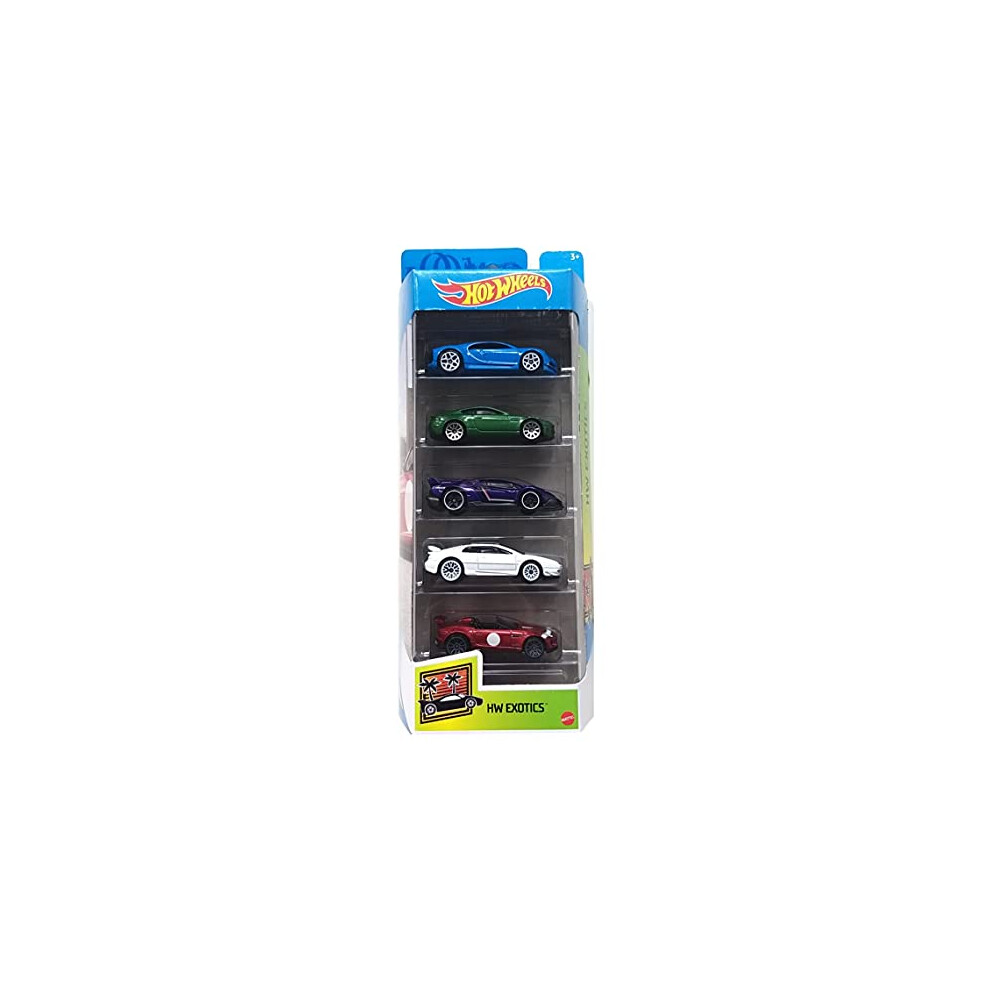 Hotwheels 5 Car Pack (Styles Vary)