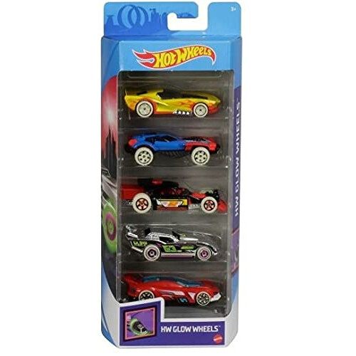 Hot Wheels Hot Wheels 5-Car Die-Cast Pack (Styles Vary) 1:64 Scale, Model 1806 1