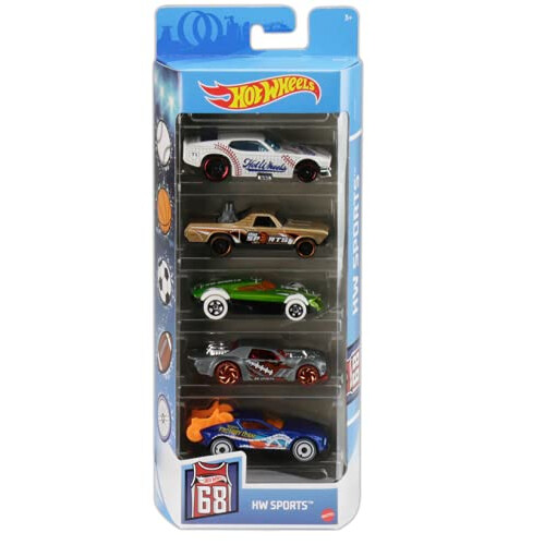 Hot Wheels Hot Wheels 5-Car Die-Cast Pack (Styles Vary) 1:64 Scale, Model 1806 2