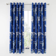 Kids Dinobot Blackout Eyelet Curtains 66X72 Inch Blue