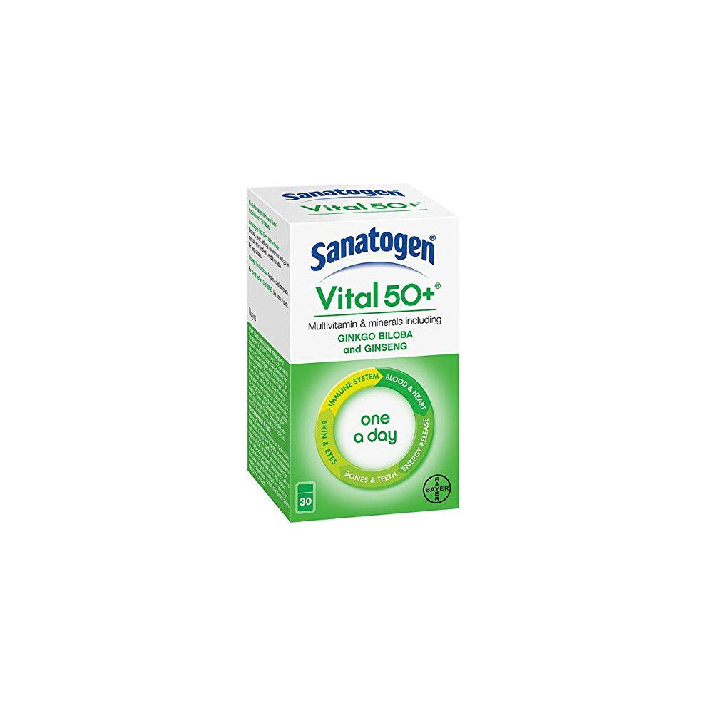 Sanatogen Vital 50Â + Multi Vitamin 30Â Per Pack