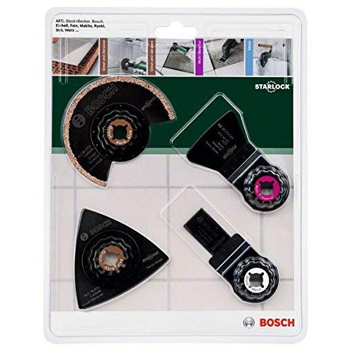 Bosch Conjunto de acessórios de azulejo para ferramenta multifuncional 1