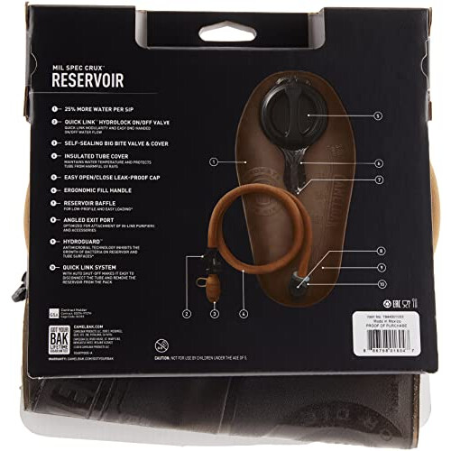 CamelBak Mil Spec Crux Reservoir, Brown, 3L 2