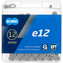 Catena per bici elettrica KMC E12 EPT 12 velocit? 130 maglie argento scuro