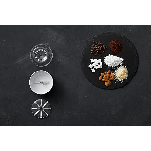 BAMIX PowderDisc Accessory Processor, Extension to the Processor Attachment for Small Foods, Dishwasher Safe, Transparent 2