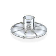 PowderDisc Accessory Processor, Extension to the Processor Attachment for Small Foods, Dishwasher Safe, Transparent