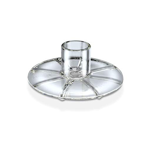 BAMIX PowderDisc Accessory Processor, Extension to the Processor Attachment for Small Foods, Dishwasher Safe, Transparent