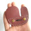 Cow Leather Archery Finger Tab Long Bow Hand Protector for Right Hand Brown 5