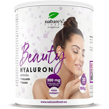 Beauty Hyaluron | Hydrolyzed Collagen with Hyaluronic Acid Complex Powder | Premium Hyaluronic Acid with Bovine Collagen and Vitamin C | 150g for 30