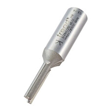 Professional Straight Two Flute Router Cutter, 1/2 Inch Shank, 6mm Cut Diameter, Tungsten Carbide Tipped, 3/24X1/2TC