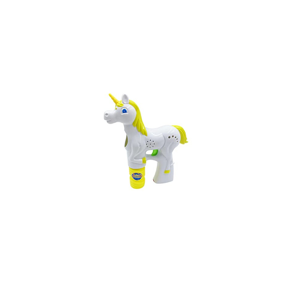 52773 LED Light Up Unicorn Bubble Gun, Unisex Children, Multi-Colour, One Size