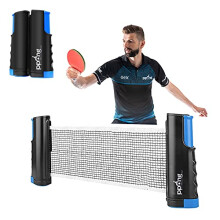 Ping Pong Net, Play Anywhere PPong Retractable Table Tennis Net for Any Table, Portable Ping Pong Net Adjustable Any Table Travel Holder Indoor