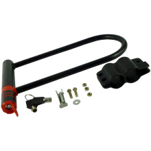 Gadget Zone UK Heavy Duty High Security D Shackle Bike Lock | Suitable for Regular & Large Bike Frames - Bracket Included