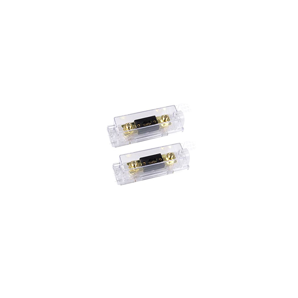 Anl Plated Fuse 200 Amp + Anl Fuse Holder 2 Pack Gold 606829108509