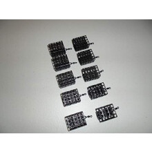 10 x Square Metal Cage Feeders with swivels - 20 grams. Carp/Coarse fishing