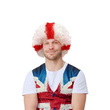 Peluca Afro Adulto Inglaterra
