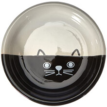 Face Ceramic Cat Milk Bowl, Diameter 14 x 2 cm, Pack of 1