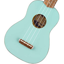 Venice Soprano Ukulele, Walnut Fingerboard, Daphne Blue