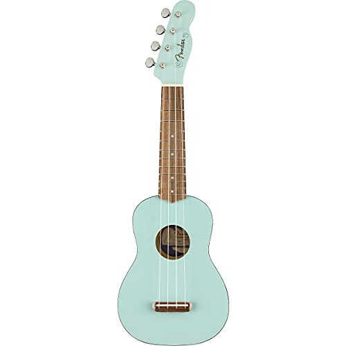 Fender Venice Soprano Ukulele, Walnut Fingerboard, Daphne Blue 1