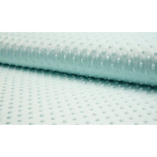 Luxury Supersoft DIMPLE Cuddle Soft Fleece Fabric Material - Pale Mint, 1Mtr 150cmx100cm