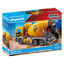 PLAYMOBIL 71406 Betonmischer, City Action, Der Bau, 57 Teile, ab 4 Jahren