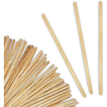 300 x 150mm Long Lolly Sticks, Giant Wooden Lollipop, Popsicle Natural Wood Art and Crafts, Plant Labels