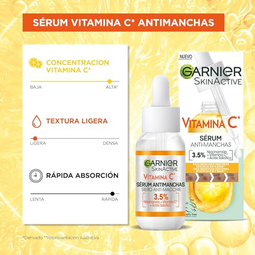 Garnier SKINACTIVE VITAMINA C sérum antimanchas 30 ml 1